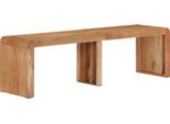 The Living Store Panca 160X38X45 Cm In Legno Massiccio Di Acacia