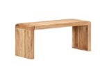 The Living Store Panca 110X38X46 Cm In Legno Massiccio Di Acacia