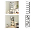 Vidaxl Libreria/Divisorio Per Ambienti Grigio Cemento 60X30X198 Cm - Libreria - Scaffali Per Libri - Libreria - Scaffale Di Stoccaggio