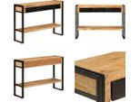 Vidaxl Tavolo Consolle 110X30X76 Cm In Legno Massiccio Di Mango - Tavolo Consolle - Tavoli Consolle - Tavolo - Tavolo Da Corridoio