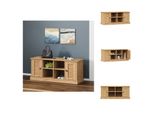 Vidaxl Panca Per Scarpe Vigo 106X35X45 Cm In Legno Di Pino Massiccio - Panche Per Cassapanche E Corridoi