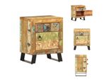 Vidaxl Comodino 40X30X50 Cm Legno Massiccio Riciclato - Comodini