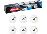 Palline Da Tennis Da Tavolo/Ping Pong 6Pcs Plastica Bianca 4Cm