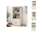 Vidaxl Libreria Vigo 60X35X114,5 Cm In Legno Di Pino Massiccio - Librerie & Librerie