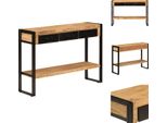 Vidaxl Tavolino 110X30X76 Cm In Legno Massiccio Di Mango - Tavolini