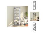 Vidaxl Libreria/Divisorio Grigio Cemento 60X30X198 Cm - Librerie E Scaffalature