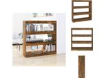 Vidaxl Libreria/Divisorio In Rovere Fumé 100×30×103 Cm - Librerie E Scaffali