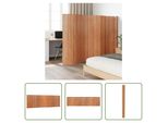 The Living Store Paravent Natur 165X600 Cm Bamboo