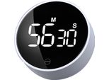 Miiiw S02 Timer Da Cucina Digitale, Display A Led, Timer Magnetico Con Conto Alla Rovescia Per Cucinare In Classe, Esercizi, Timer Visivo Rotante Per Bambini, Anziani