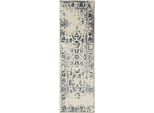 Tappeto Interiyou A Pelo Corto Suzuka Crema/Blu 80X240 Cm