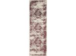 Tappeto Interiyou A Pelo Corto Suzuka Crema/Rosso 2 80X240 Cm