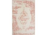 Tappeto Interiyou A Pelo Corto Sintra Crema/Rosa 140X200 Cm