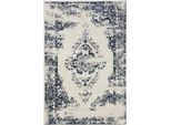 Tappeto Interiyou A Pelo Corto Sintra Crema/Blu 160X230 Cm