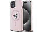 Custodia Karl Lagerfeld Silicone Karl&Choupette Magsafe Do Iphone 15 Plus RóżOwy