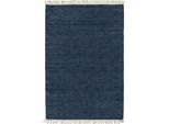 Tappeto Interiyou In Cotone Toledo Blu Scuro 60X100 Cm