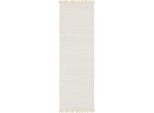 Tappeto Interiyou In Cotone Toledo White 80X300 Cm
