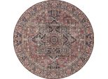 Interiyou Tappeto Lavabile Gent Multicolore/Beige ø 160 Cm Rotondo