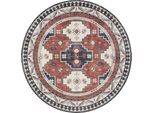 Interiyou Tappeto Lavabile Gent Multicolore/Blu ø 160 Cm Rotondo
