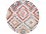 Interiyou Tappeto Lavabile Gent Multicolore/Beige ø 160 Cm Rotondo