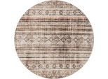 Tappeto Interiyou Lavabile Gent Brown ø 160 Cm Rotondo