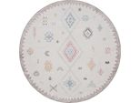 Interiyou Tappeto Lavabile Gent Multicolore ø 160 Cm Rotondo