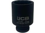 Jcb | Chiave A Bussola Esagonale, 43 Mm, Presa Per Avvitatore A Impulsi, Presa Elettrica