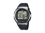 Funkchronograph Casio Funk, Schwarz, Armbanduhren, Herren, Quarzuhr, Armbanduhr, Herrenuhr, Funkuhr, Digitaluhr, Resinarmband