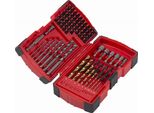 Set Di Punte Per Legno/Metallo Kreator 82U Rosso Rosso Taglia Unica