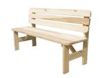 Panchina Da Giardino In Legno Rojaplast Viking 200 Cm Naturale