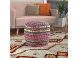 Pouf Prizma Carbone/Multi (40X40 Cm)