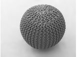 Pouf Argento Freddo (40X40 Cm)