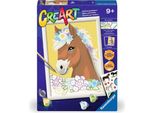 Ravensburger Creart - Mnz - Cavallo Con Fiori