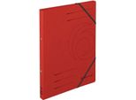 Raccoglitore Ad Anelli Herlitz Easyorga A4 In Cartone Con Meccanismo A 2 Anelli Rosso