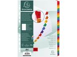 Exacompta 1131E Exacompta Cartelle Di Cartone 1-31, Din A4, Bianco, 31 Pezzi