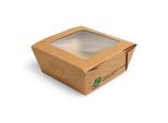 Papstar 87250 Scatola Per Salumi Papstar "Pura"", Quadrata, 350 Ml, Marrone"