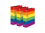 Falken 21001368F Falken Harlekin Motivordner 8,0 Cm Din A4