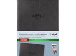 Sigel SM207 Cartella Menu Sigel Menu, Din A5, Antracite