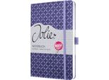 Sigel JN131 Taccuino Sigel Jolie Flair, Pelle Finta, Din A5, Viola