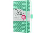 Sigel JN132 Taccuino Sigel Jolie Flair, Pelle Finta, Din A6, Menta