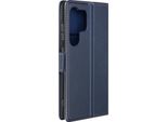 Avizar, Custodia A Portafoglio Per Samsung Galaxy S24 Ultra Con Patta Magnetica, Blu Scuro
