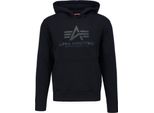Alpha Industries Basic Hoody Carbon Maglia Con Cappuccio Da Uomo