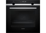 SIEMENS Pyrolyse Backofen HB578GBS3, A+ (A+++-D), grau (edelstahl), B:59,4cm H:59,5cm T:54,8cm, Backöfen