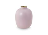 Dekovase PIP STUDIO Vase, rosa, B:25cm H:31cm T:25cm Ø:25cm, Metall, Vasen