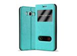 Cadorabo Custodia Protettiva Per Samsung Galaxy J5 2016 Cover In Turchese Custodia Del Telefono Cellulare Custodia A Libro Cover Case