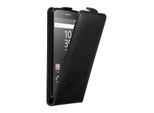 Custodia Cadorabo Per Sony Xperia Z5 Cover Protettiva In Nero Custodia Flip Per Telefono Cellulare Custodia Cover