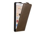 Custodia Cadorabo Per Zte Blade V8 Cover Protettiva In Marrone Custodia Flip Per Telefono Cellulare Custodia Cover