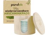 Pandoo Dischetto Struccante In Cotone Organico In Scatola Di Cartone Ø8Cm, Naturale, 19 Pezzi (1 Set)