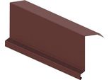 Binario Superiore RŠ 333, 3 M, Laccato Zinco, Marrone (Ral 8017)