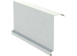 Binario Superiore RŠ 333, 1 M, Zincato, Bianco Ral 9010