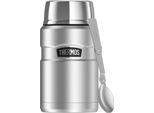 Thermos 0,71L Con Cucchiaio E Tazza Pieghevoli - Acciaio Inox